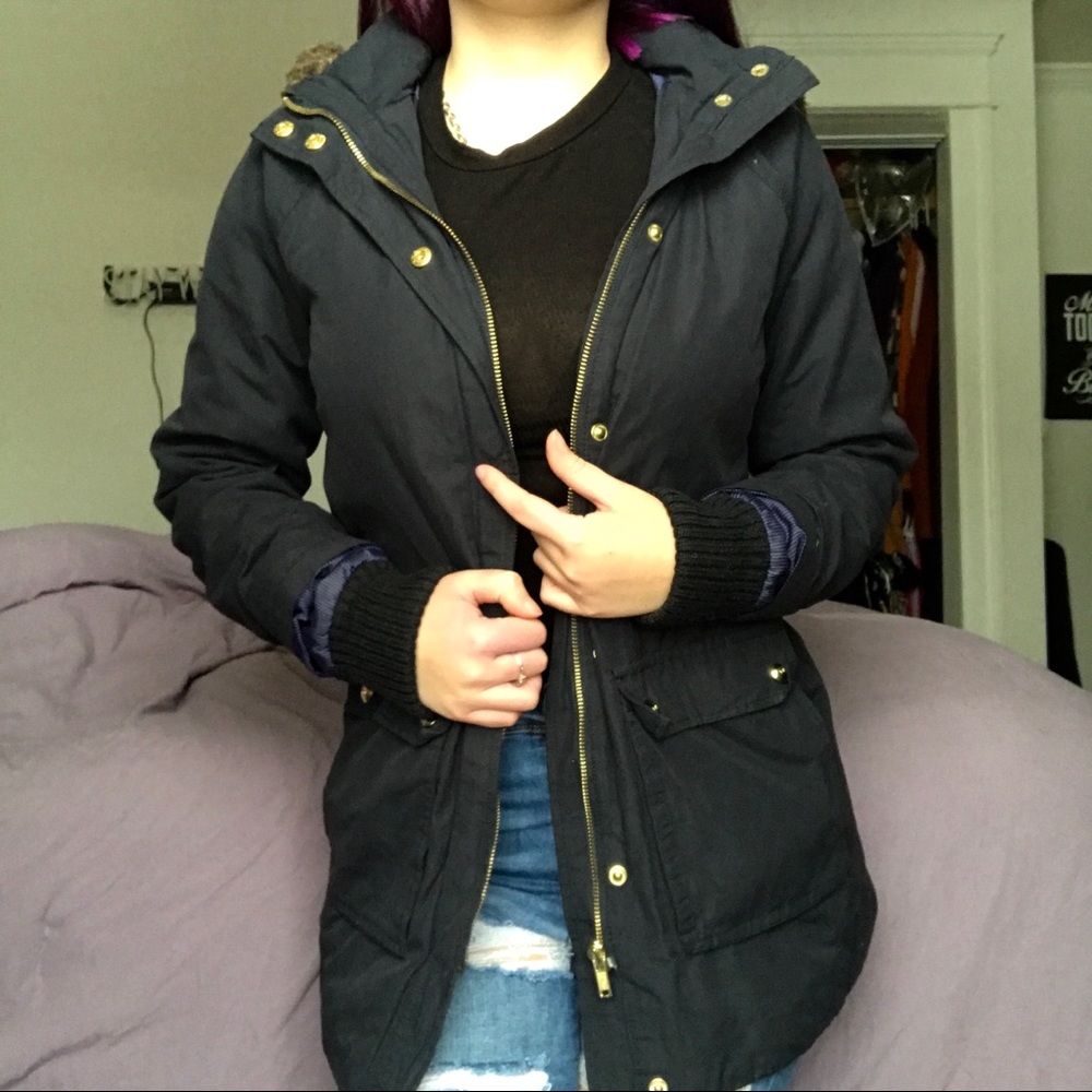 Tommy Hilfiger Navy Coat